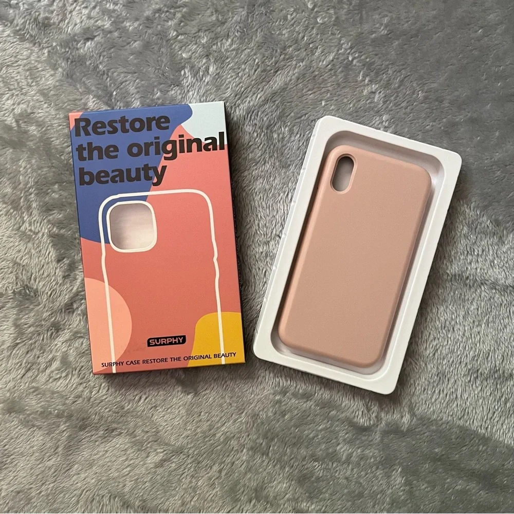 Surphy iPhone XR Silicone Case in Pink - Picture 1 of 7